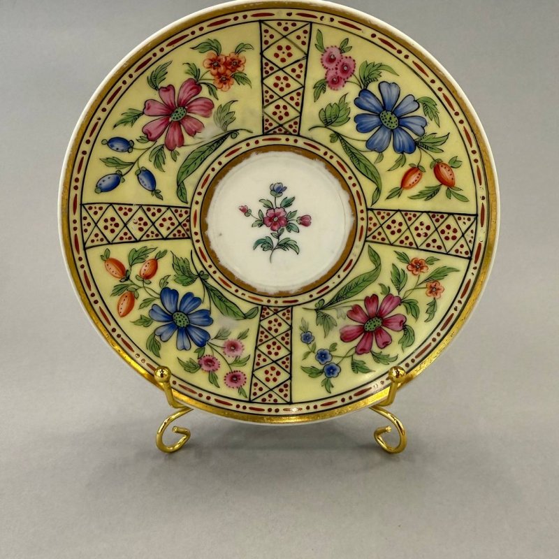  А. Шпис (автор формы). ИФЗ, 1860-е годы. Уникальный тет-а- тет в китайском стиле. Экспертное заключение Доктора искусствоведения Е.С. Хмельницкой. 