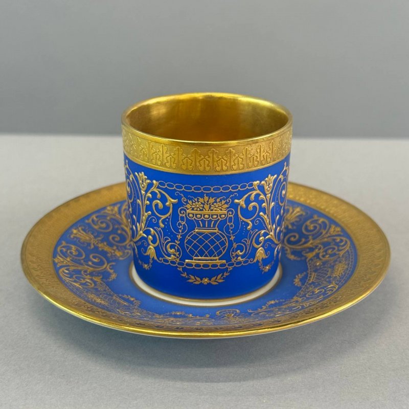 Коллекционный набор  для кофе из 6 чашек с блюдцами в фирменном кофре