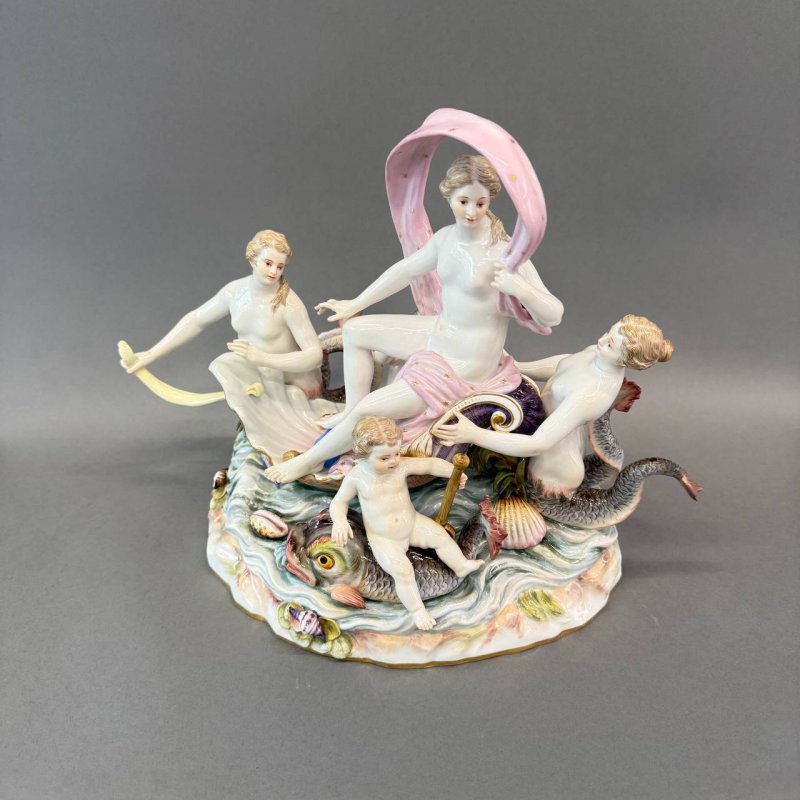 Скульптурная группа  «Вода» Meissen 