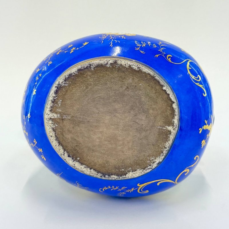 Кувшин в форме античного аска с серебряной крышкой Братья Корниловы (н)