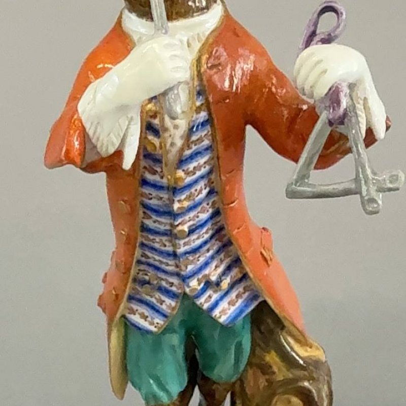 Обезьяна с треугольником Meissen 
