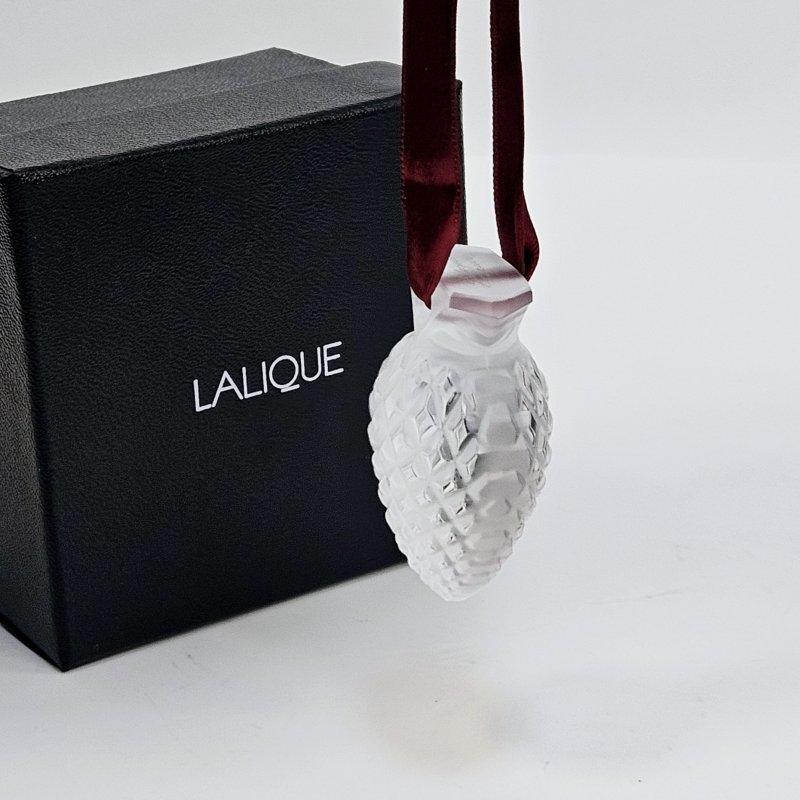 Ёлочная игрушка шишка Lalique