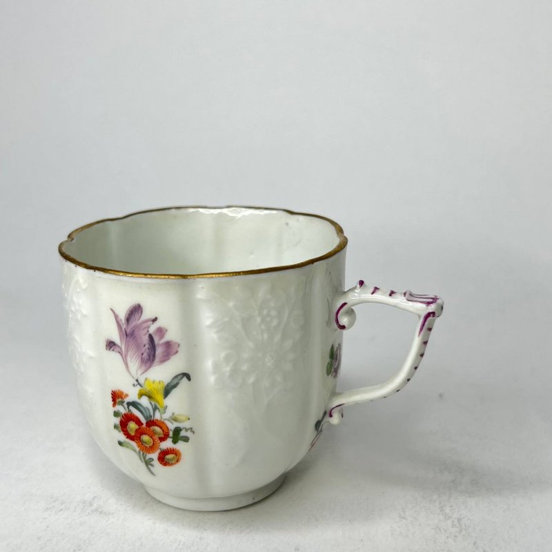 Чашка с блюдцем, Meissen, из сервиза Иоганна Эрнста Гоцковского 