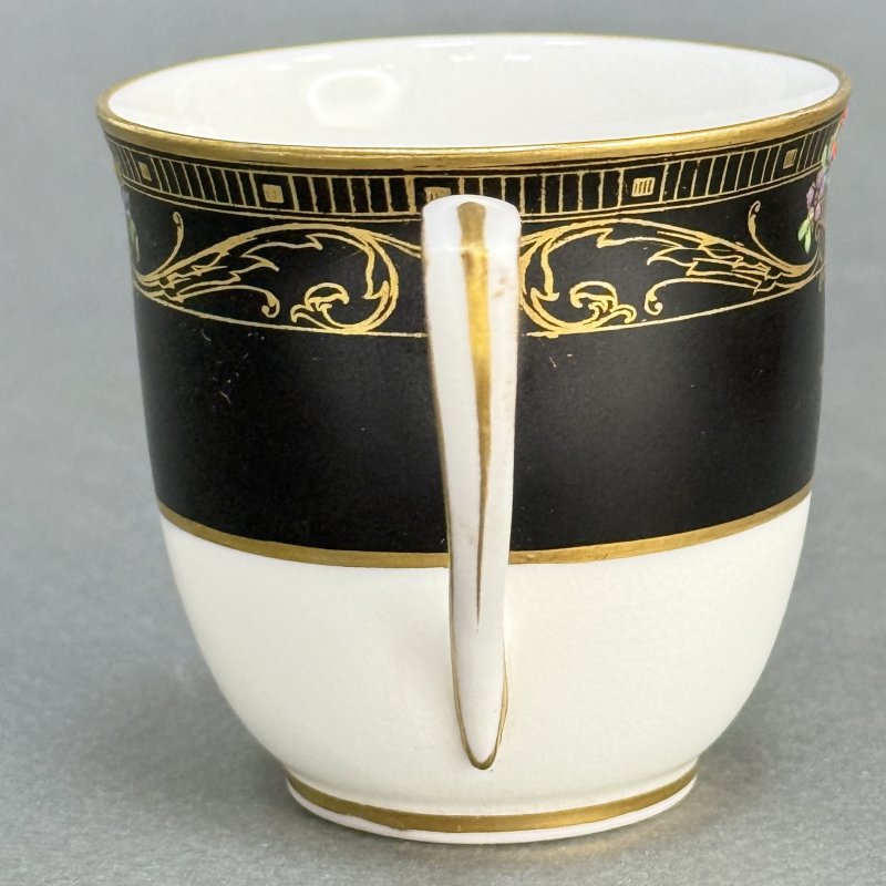 Чашка с блюдцем для кофе в стиле Артдеко Роял Вустер - Marshall Field &Co Англия-США 1920 гг. (д)