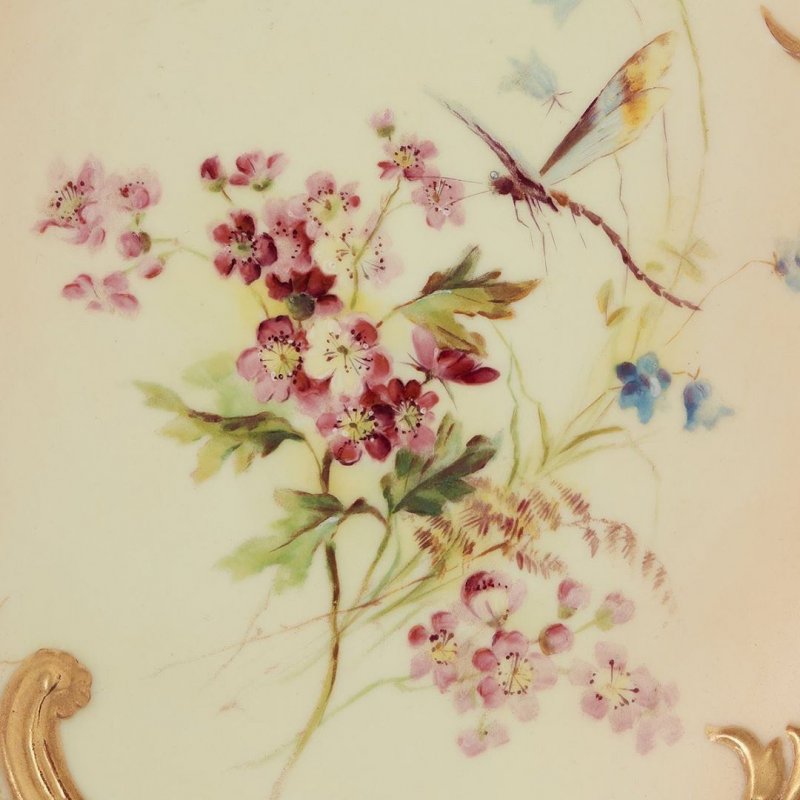 Декоративная тарелка английской мануфактуры Royal Worcester