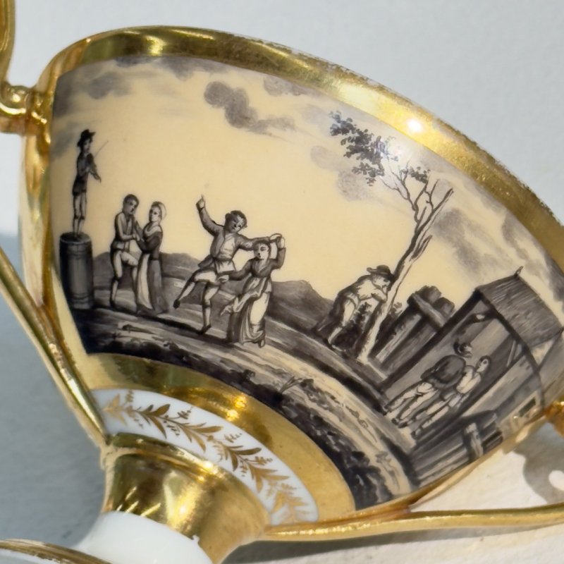 Чашка с блюдцем фабрика Nast (к)