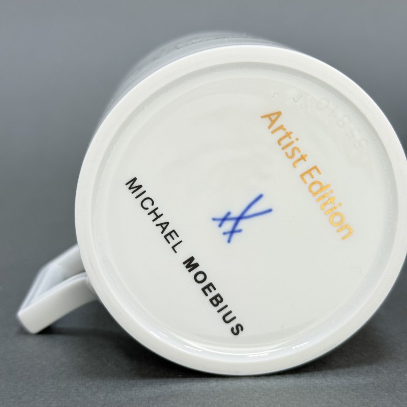 Кружка Meissen × Michael  Meibus  серии «Legends Blowing Bubbles Collection» с изображением Marilyn Monroe Германия 2024 г (j)