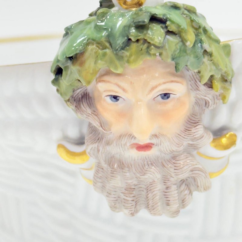 Овальная чаша-корзиночка Meissen  период Knauff Schwerter(1850-1924)