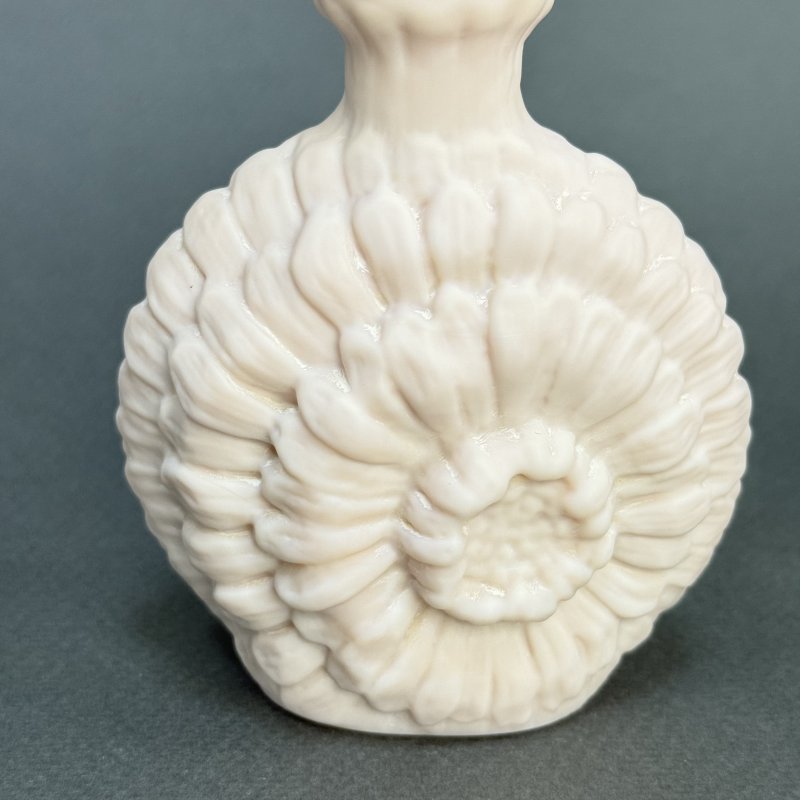 Парфюмерный флакон в стиле Артдеко розовое малахитовое стекло дизайн 1930г. Г. Хоффманн Чехия 21 в