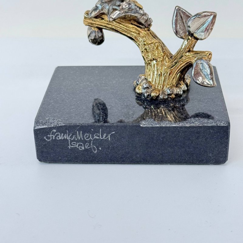 Металлическая скульптура «Сова» - Франк Майслер. (к)