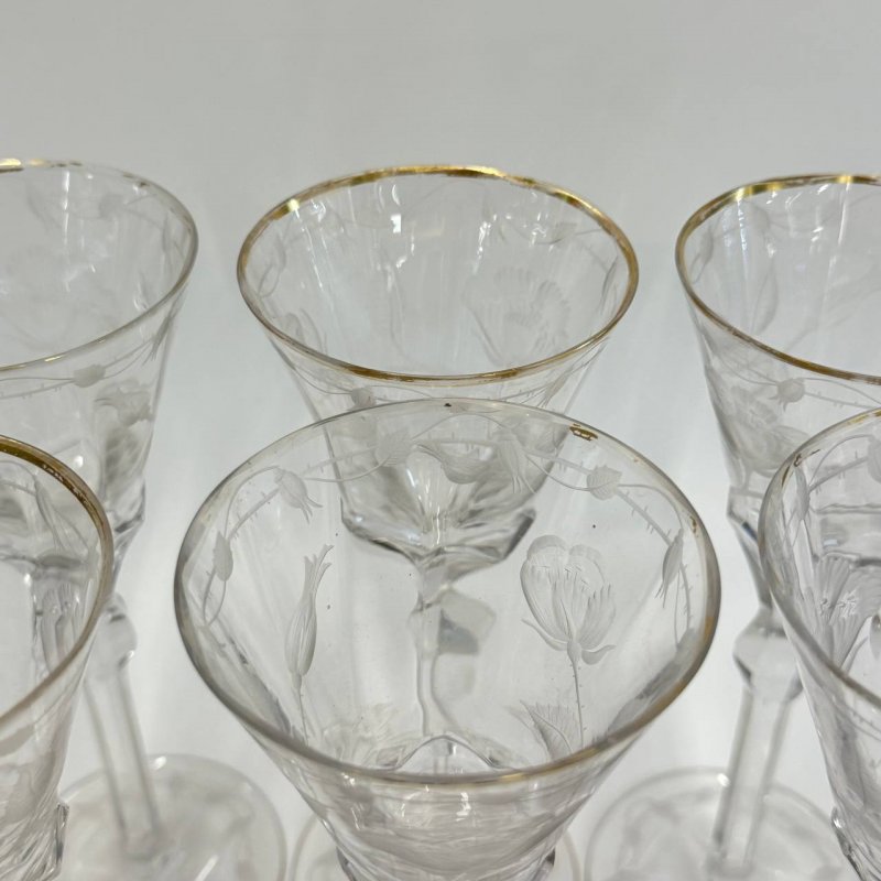 Набор из 6ти хрустальных бокалов Moser коллекция Paula