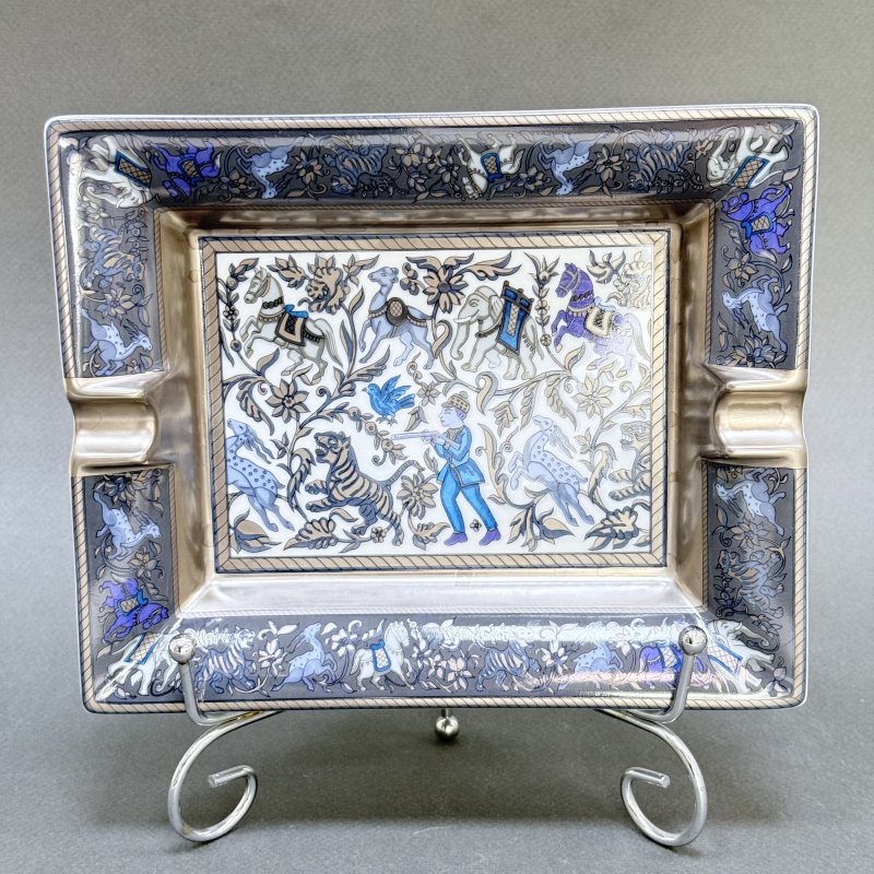 Пепельница HERMES дизайн по спец заказу для Ага Хана ( Aga Khan IV ) Франция 1980-1990