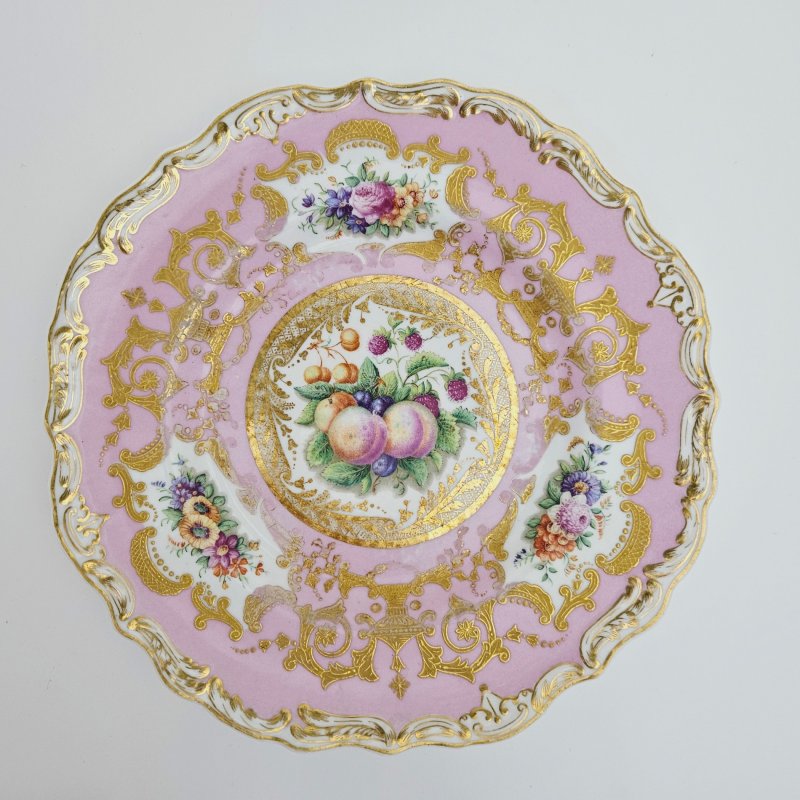 Декоративная фарфоровая тарелка ИФЗ Николай I 1825-1855гг