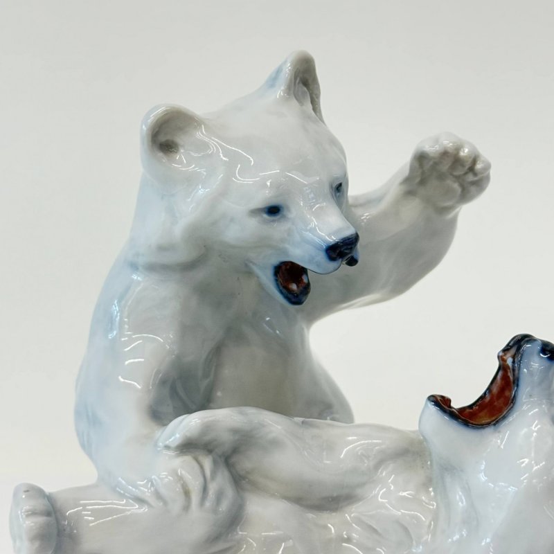 Фигурка Играющие медведи Royal Copenhagen 1935-49 г