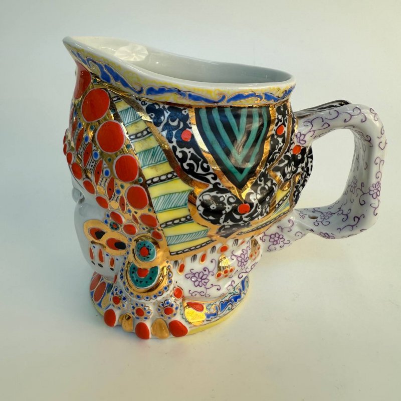 Декоративная кружка-молочник ЛФЗ «Молоко» №12