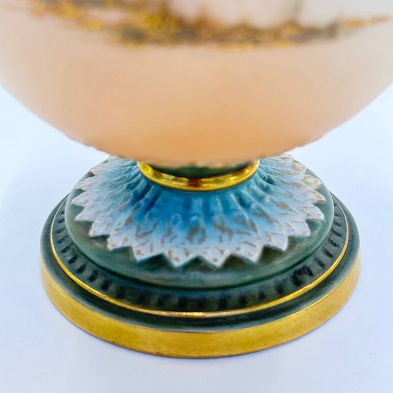 Большая пейзажная ваза Royal Worcester