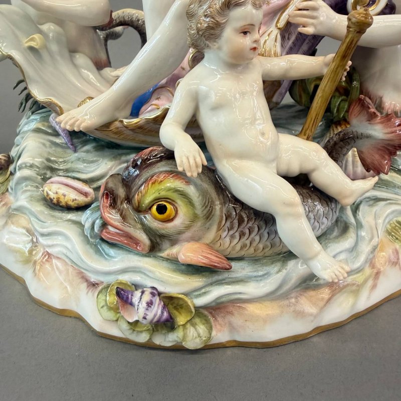 Скульптурная группа  «Вода» Meissen 