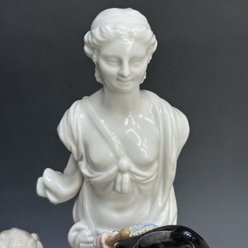 Скульптурная группа Качели Мишеля Виктора Асье Meissen Германия 1860-1870 гг