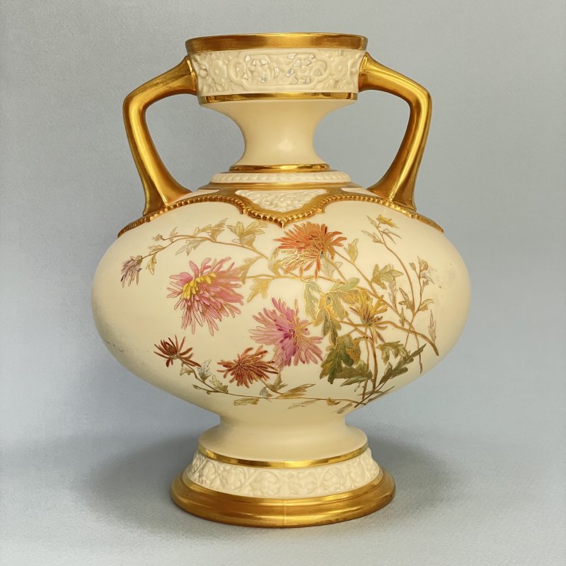  Коллекционная антикварная ваза конец 19 в