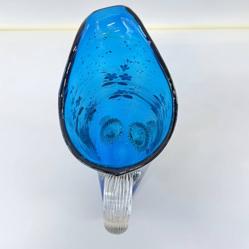 Кувшин для воды синего стекла Moser