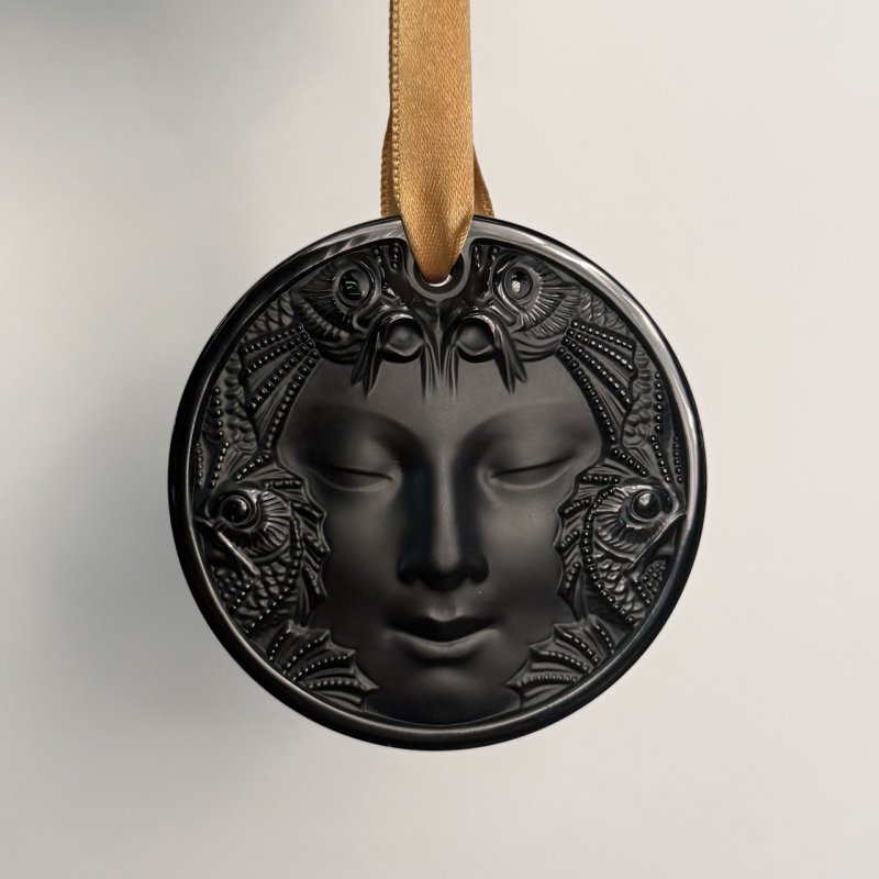 Хрустальная новогодняя игрушка ORNEMENT NOEL  MDF BLACK NOIR