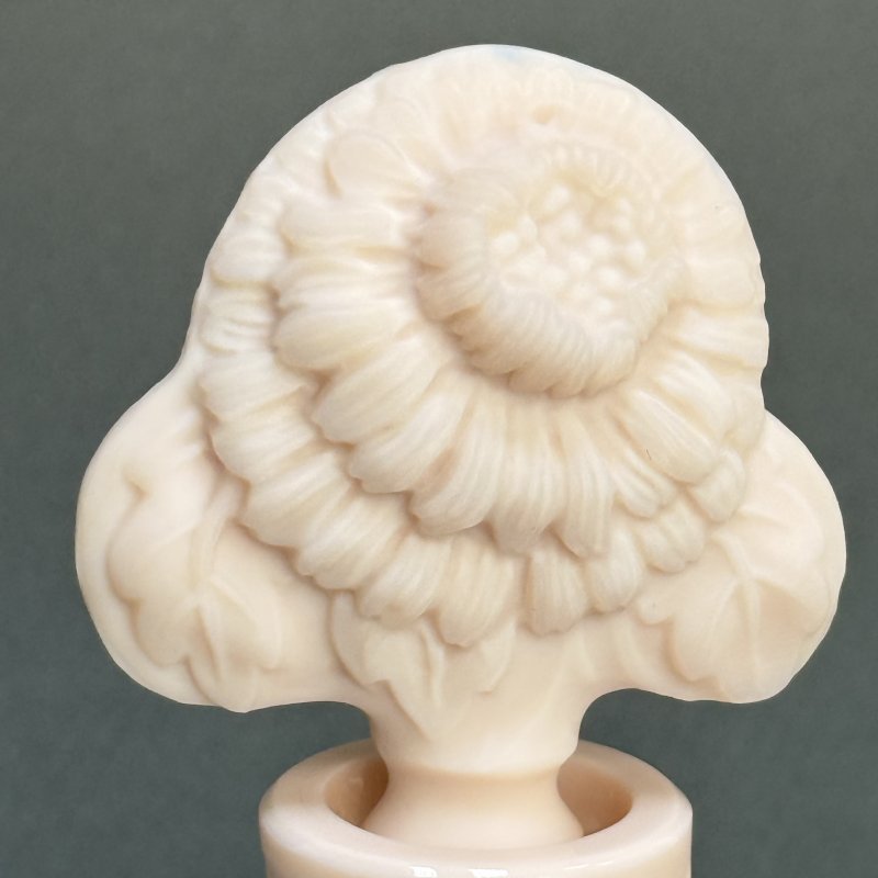 Парфюмерный флакон в стиле Артдеко розовое малахитовое стекло дизайн 1930г. Г. Хоффманн Чехия 21 в