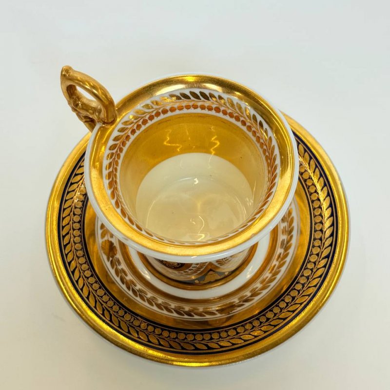 Чашка с блюдцем для шоколада