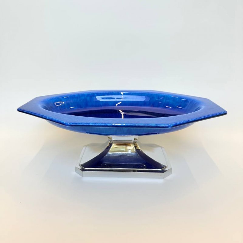  Ваза на ножке , Sevres в стиле ар-деко, изготовленная Полем Милле .