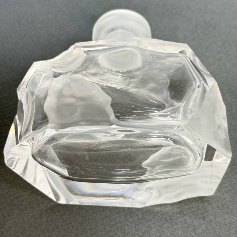 Флакон парфюмерный из стекла дизайн 1930г. Г. Хоффманн Чехия 21 в