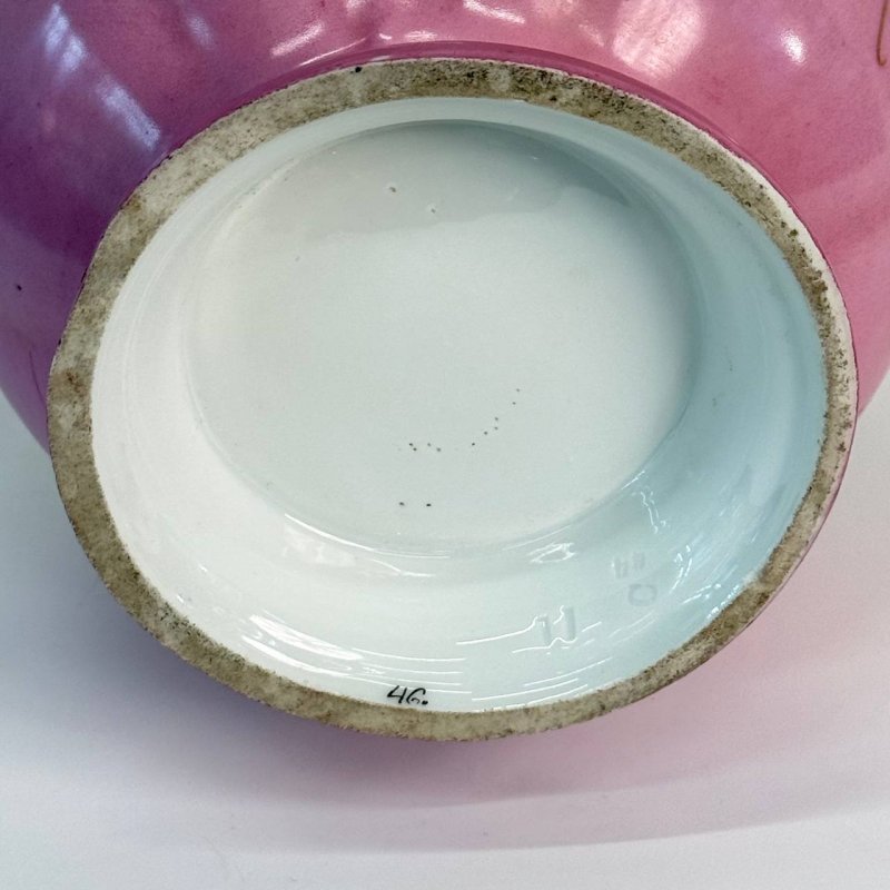 Старинный кувшин с крышкой для воды и умывания Франция