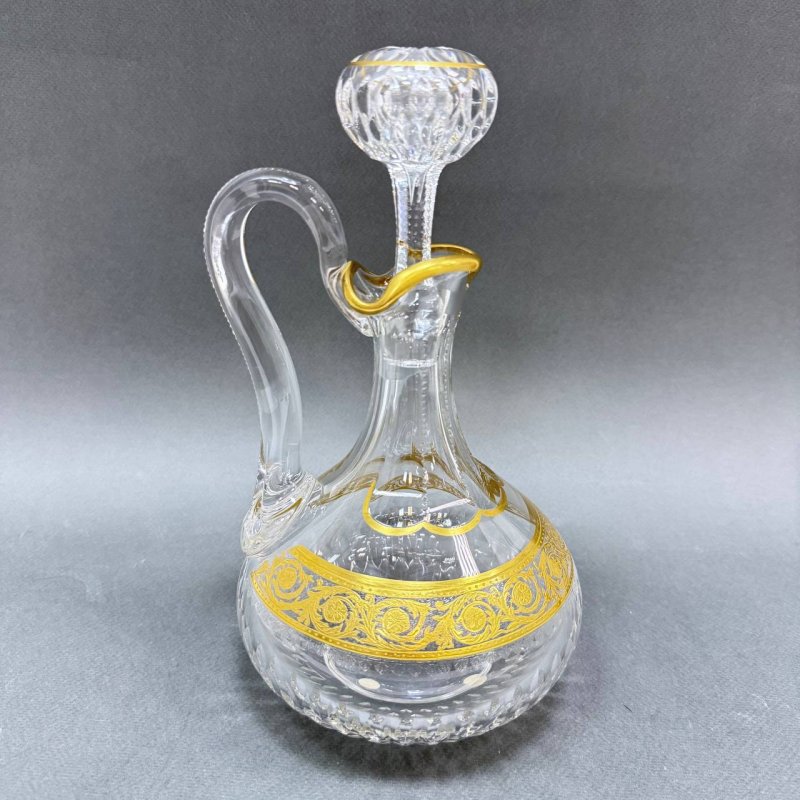 Кувшин с крышкой, хрусталь Saint Louis коллекция Thistle-Чертополох