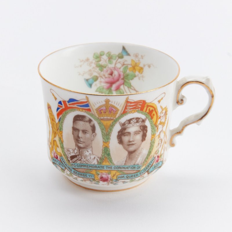Коллекционная чашка Георг VI и Елизавета