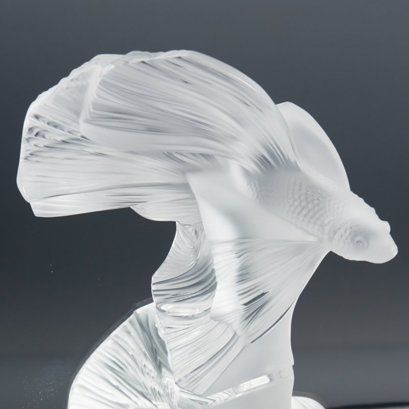 Хрустальная статуэтка «Poissons Combattants» (Бойцовая рыбка) из коллекции «Aquatique»