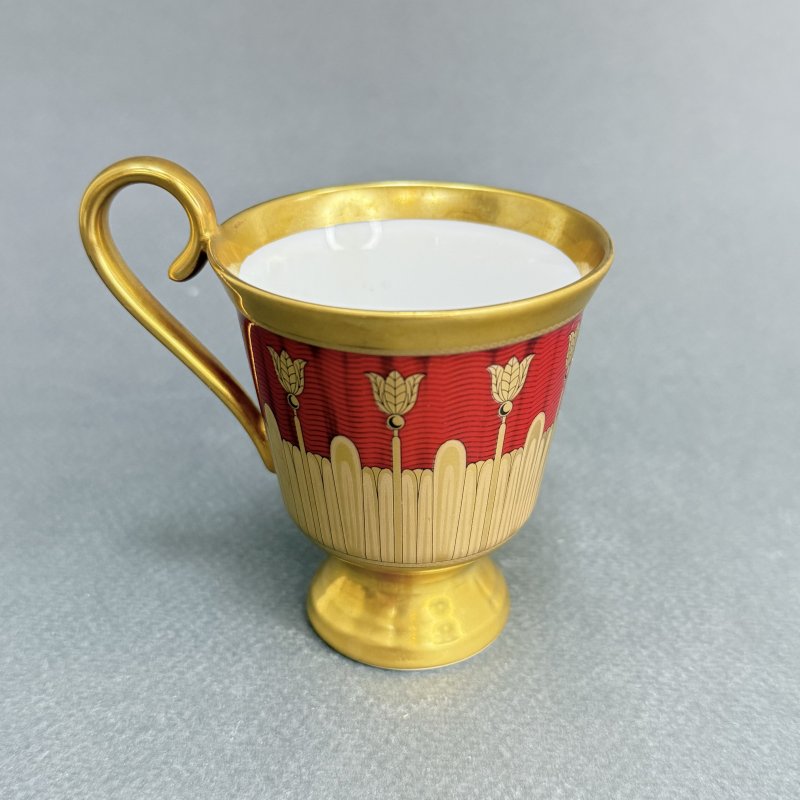 Коллекционная кофейная пара фабрики Хехст для Фаберже (д)