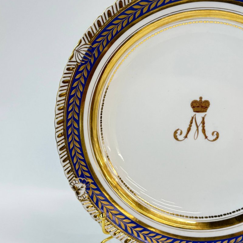  Фарфоровое блюдо ИФЗ из Золотого сервиза Марии Федоровны