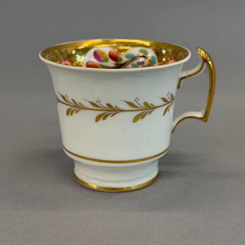 Фарфоровая Чашка с блюдцем Coalport 1820е г