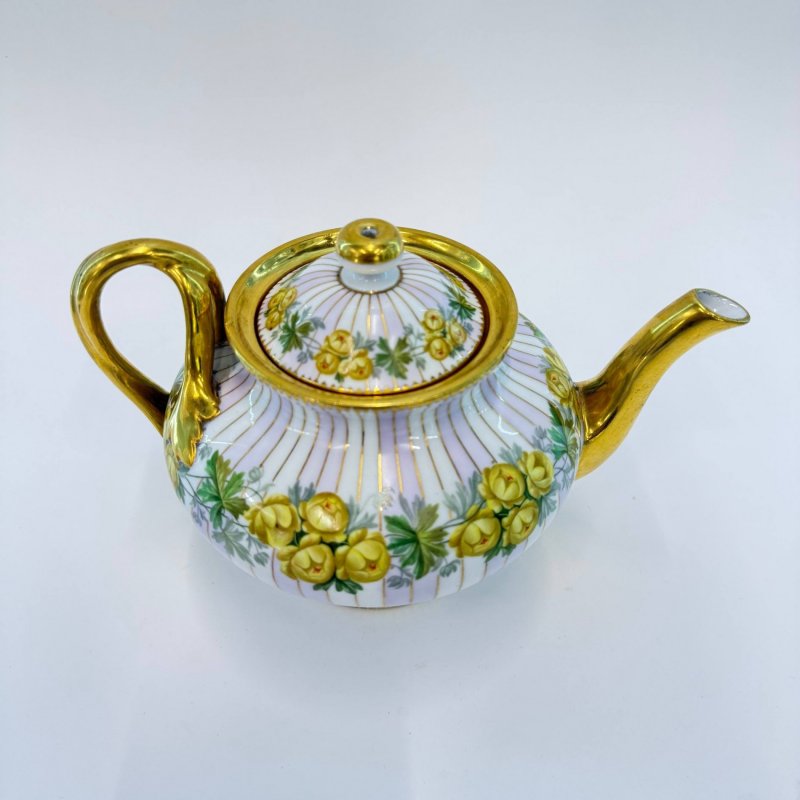 Набор чайник и чашка с блюдцем ИФЗ