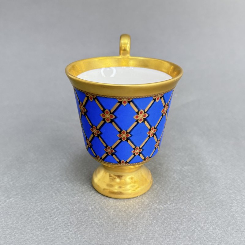 Коллекционная кофейная пара фабрики Хехст для Фаберже (д)