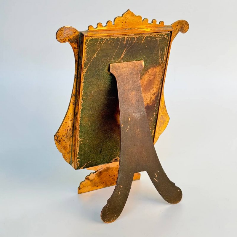 Рамка для фото в форме лиры  с эмалями Франция