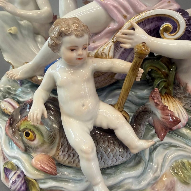 Скульптурная группа  «Вода» Meissen 