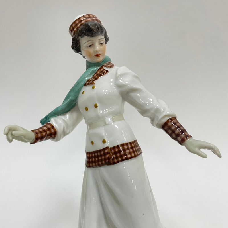 Статуэтка Фигуристка Meissen около 1910 г