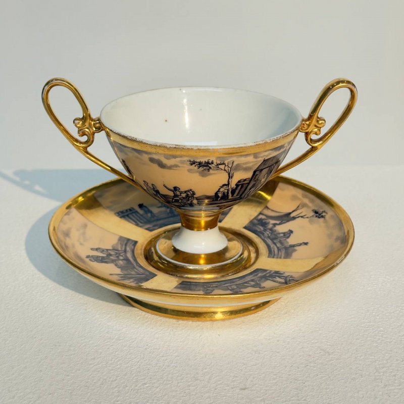 Чашка с блюдцем фабрика Nast (к)