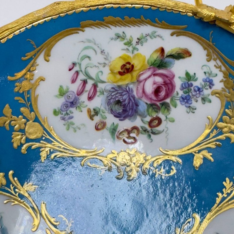 Редкое сервировочное блюдо Sevres 1760е г 