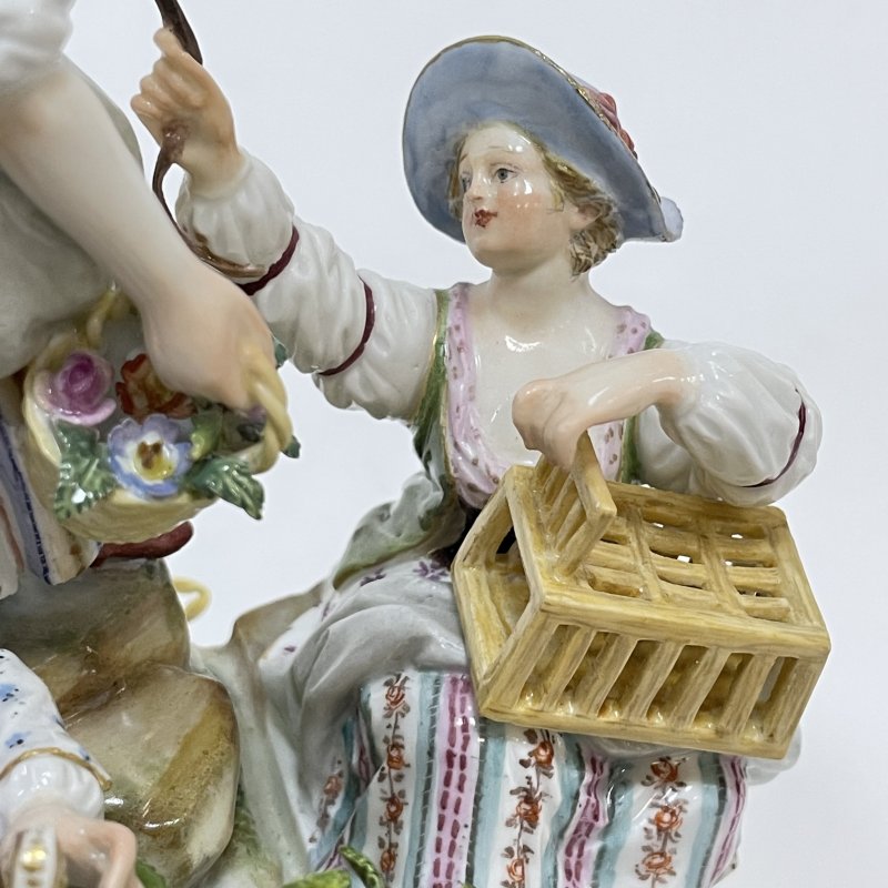  Фигура Группа садоводов Meissen 1880-1890