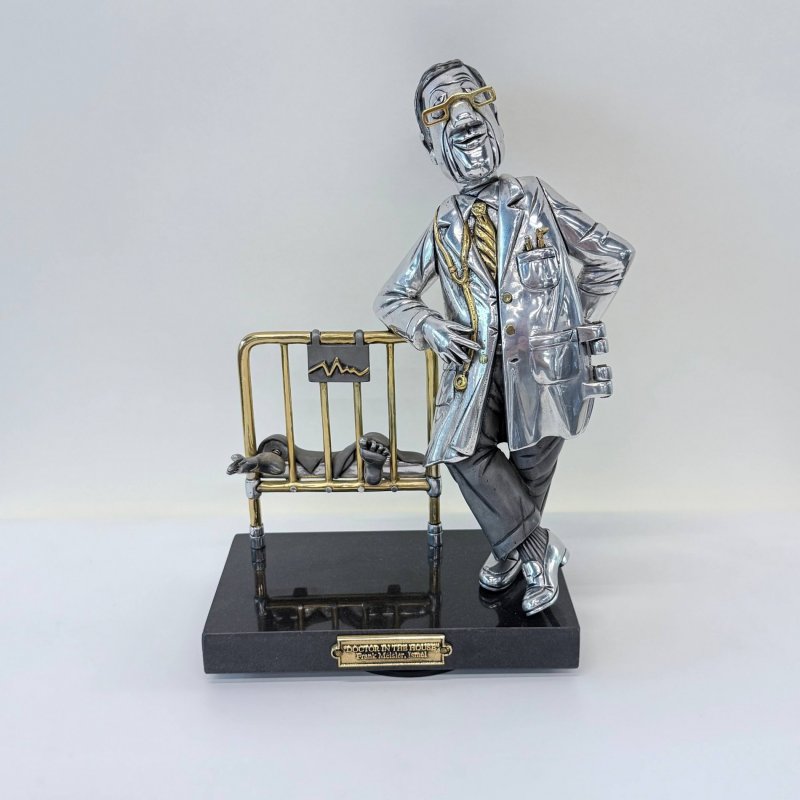 Металлическая скульптура «Доктор» - Франк Майслер. (к)