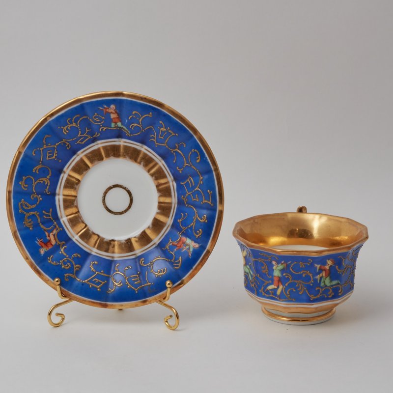 Чашка с блюдцем Furstenberg