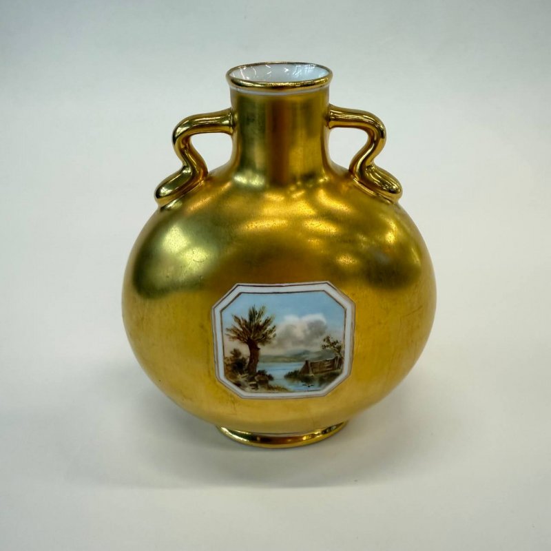 Ваза- фляжка moon flask vase Coalport