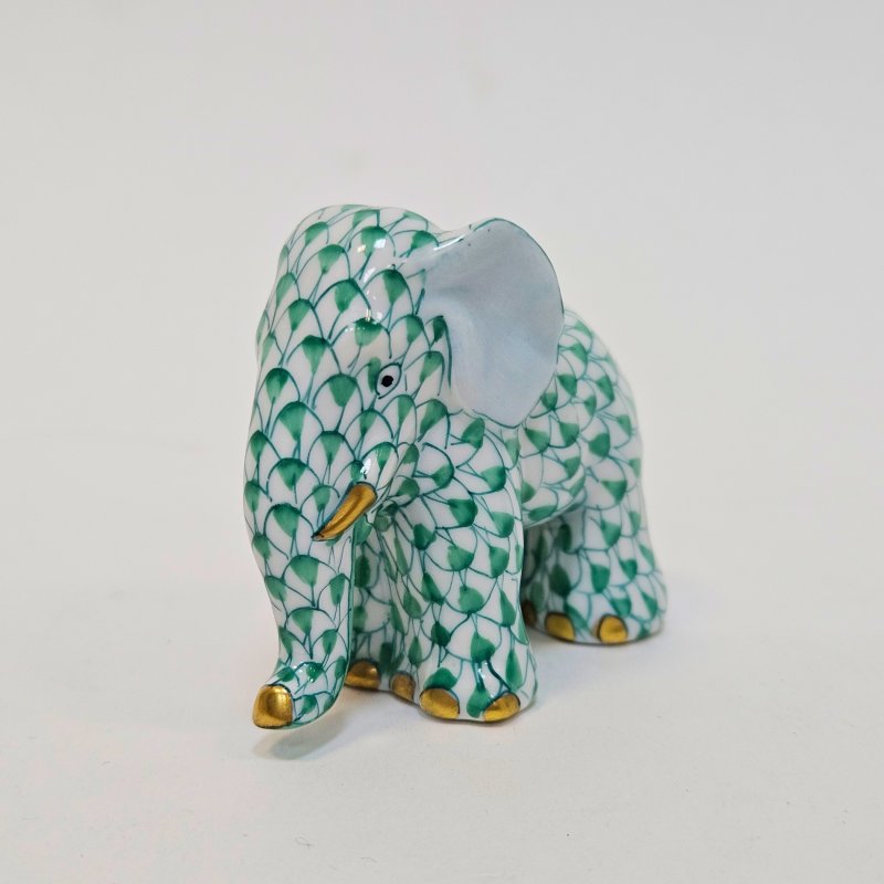 Статуэтка зеленый слоник Herend