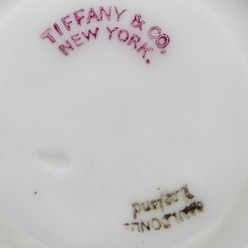 Коллекционная редкая чашка с блюдцем для компании Tiffany&Co