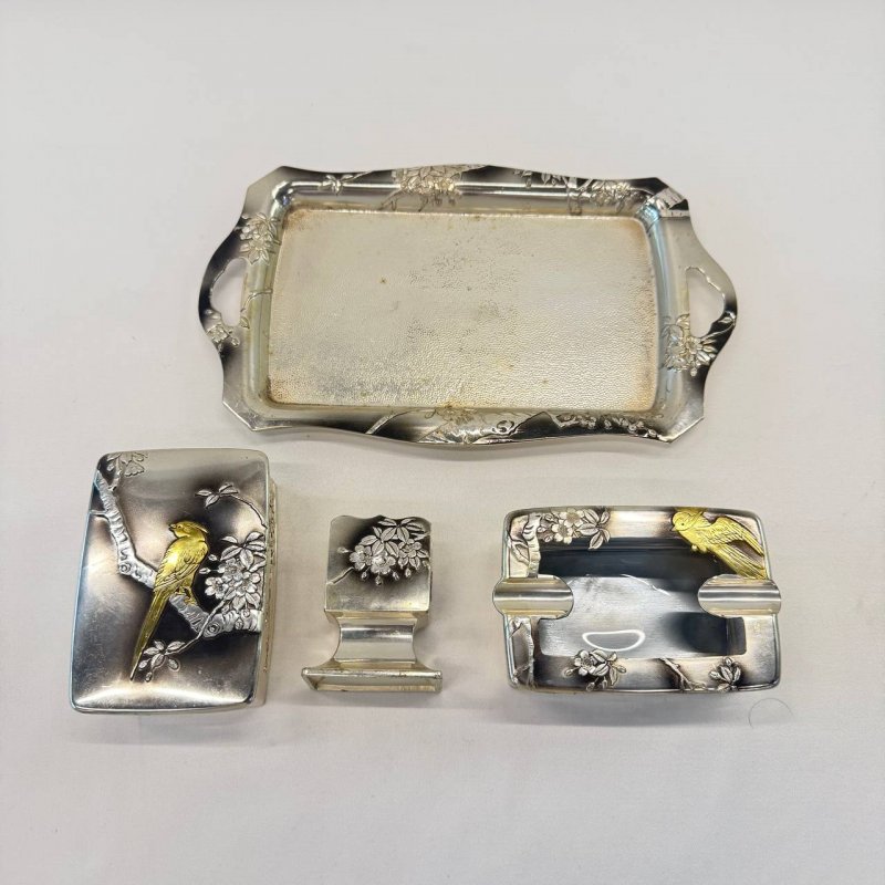 Редкий старинный набор для курения Япония 1920-1930г